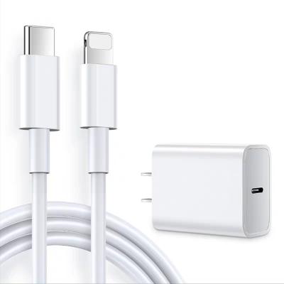 China Good Quality Cell Phone Fast Charger 20W And Type C Usb Charger Cable For Phone for sale