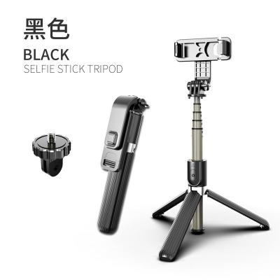 China Adjustable Tripod Mobile Phone Stand L03 Selfie Stick Aluminum Alloy Selfie Stick with Detachable Outdoor and Mini Tripod Stand Wireless Selfie Stick for sale