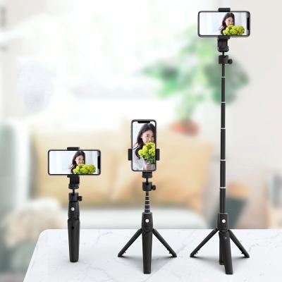 China Fold K20 Tripod Mount for Mobile Handheld Gimbal Stabilizer for Camera Tripod Phone Holder Selfie Stick with Led Light for sale