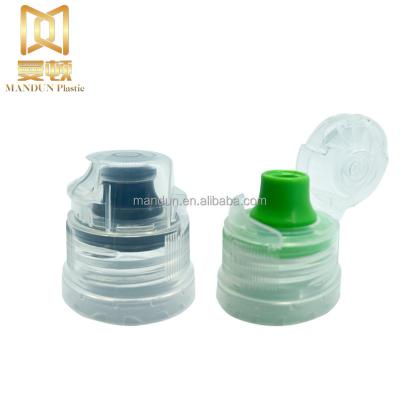 China Non Spill Flip Top Cap For Plastic Bottle 28mm,30mm,38mm,1810,1881lids For Beverage Fruit Juice Cap And Spout Cap for sale