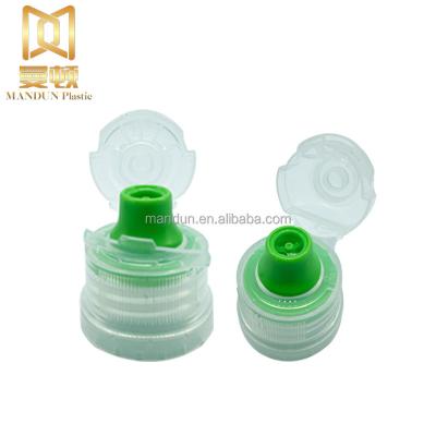 China Non Flip 28mm 30mm Flip Top Cap Spout Covers Colorful Sport Lids For Water Bottle for sale