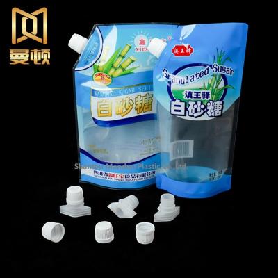 China Non Spill Food Grade Spill Proof Wholesale Bean Sauce Bag Spout Cap for sale