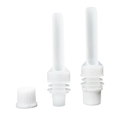 China Good Quality Non Spill Plastic Tubes 10mm Clear Cap Tube Along With Screw Cap Plastic Spout Cap for sale