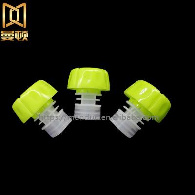 China Hot Sale 8.6mm Child Safe PE Plastic Spout Cap Spout Lids Approved Proof Clogging Cap and Spout Juice, Caps, Closures for sale