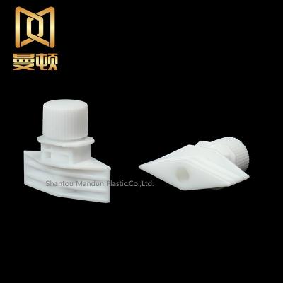 China Non Spill New Design Customized 5.5mm Plastic Non Spill Lids Bottle Screw Cap Spout Closures Lids Capsules Closure for sale