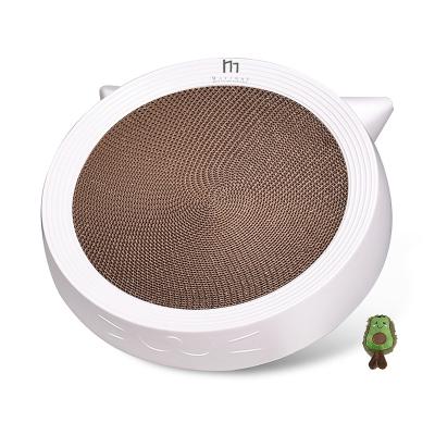 China Best Selling Sustainable 2in1 Cat Nest Can Be Used Cat Scratcher Cardboard for sale