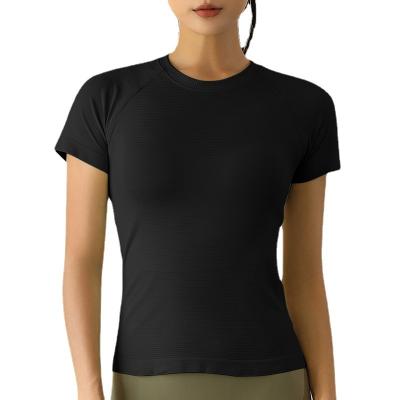 China Best Quality Wholesale Women's Breathable Short Sleeve T-Shirts Cheap Gym Short Sweats for sale