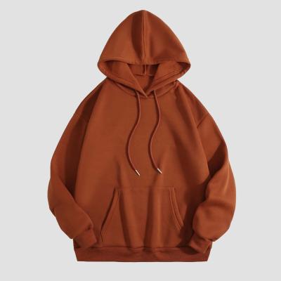 China Cotton Breathable Drawstring Solid Color Sweatshirt Hooded Women Loose Casual High Quality Hoodie for sale