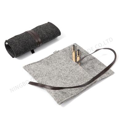 China Schools & Office Boys Girls Kids School and Customers Felt Simple Pen Bag Pencil Case, Eco-Friendly Felt Pen Display Cloth Pen Case for sale