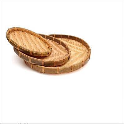 China China Set 4 Style Traditional Chinese Serving Round Vietnamese Bamboo Fruit And Vegetable Baskets And Trays for sale