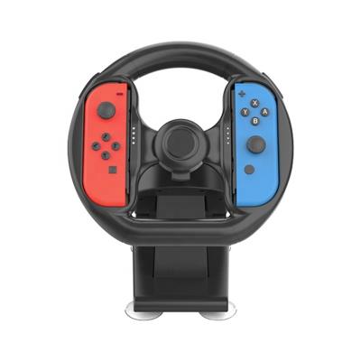 China 2022 ERGONOMIC New Switch Racing Wheel Steering Wheel Game Holder For Nintendo Switch Joy-Con Controller for sale