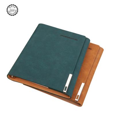 China Printed Agenda 2020 6 Holes Metal Coil Spiral Notebook Notebook Ring Binder Notebooks for sale