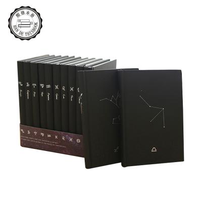 China Custom printed A5 A6 hardcover dotted notebooks with logo constellation paper notebook a4 for sale