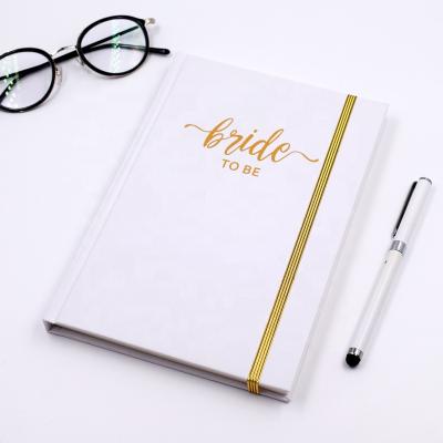 China Custom printed custom diary planner journal a5 hardcover paper notebook with elastic band for sale