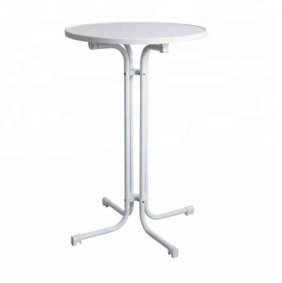 China Wholesale New Design Heat Resistant Top With Portable White Bar Table for sale