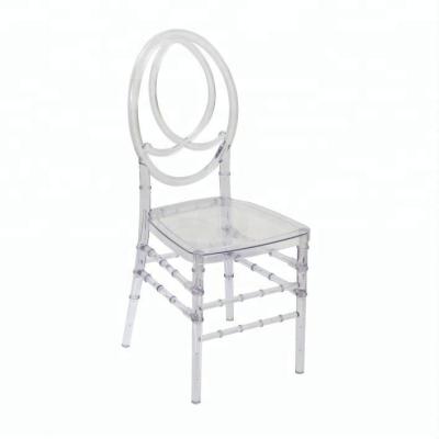 China Injection-molded Transparent Resin Phoenix Chair With UV Stabilized PP Or PC Factory Direct Wholesale Wedding for sale