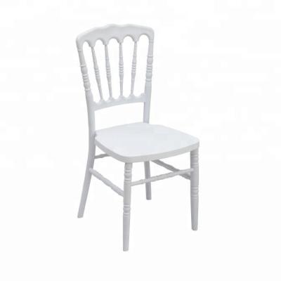 China UV protect wholesale price cabriolet chiavari napoleon chair white resin for sale