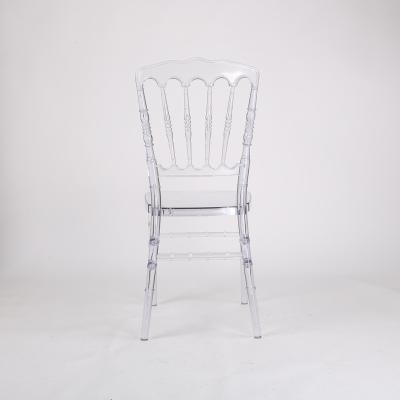 China UV Protect Chair Factory Direct Hot Sale Transparent Clear Plastic Wedding Chair for sale