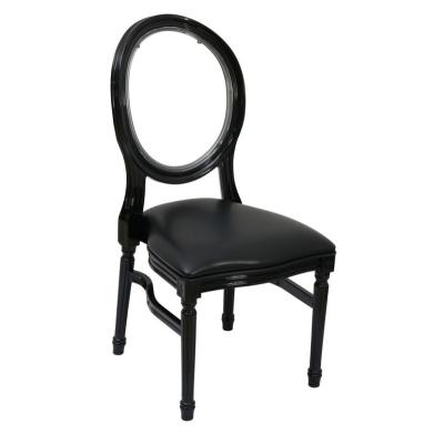 China New Design Cheap Price Hotel Furniture Resin Modern High Stacking Capacity Louis xv Chair for sale