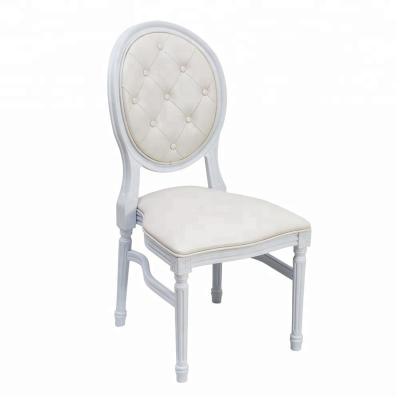 China High Capacity Low Price Stacking Style French Bottom Back Dining Chair Louis Xv Chair for sale