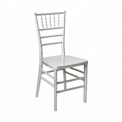 China UV protect sillas wholesale classic one piece white chiavari tiffany chair for sale