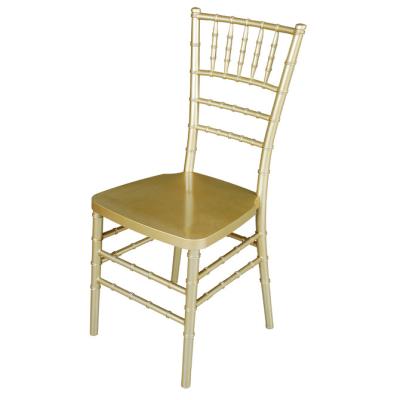 China UV protect China factory gold frame hot sale resin chiavari chair for sale