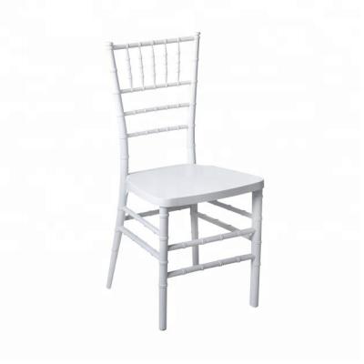 China UV protect wholesale one piece white resin chiavari chair from china supplier for sale