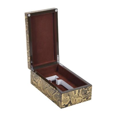 China Color Biodegradable Special Perfume Plating Snake Skin Empty Package Perfume Gift Box for sale