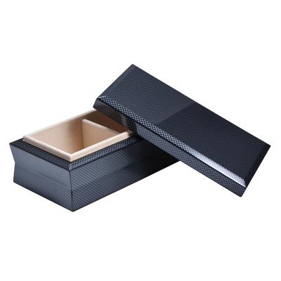 China Manufacturer Wooden Black Factory Price Glass Jewelry Storage Box for sale