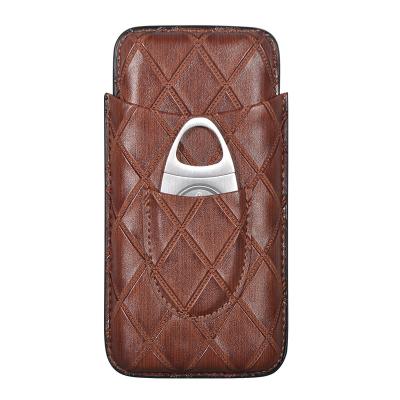 China Cigars Packing Best Seller In Amazon Cigar Leather Case For Wholesale Price for sale