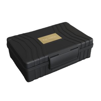 China 2020 New Handmade Mini Cigar Travel Case Plastic Material Portable Cigar Humidor 5pcs for sale