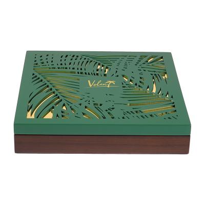 China Factory Direct Wholesale Handmade Custom Printed Wooden Chocolate Gift Box for sale