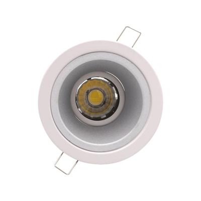 China New modern indoor hotel design anti-glare downlight led frame lighting gu10 cob focos recessed led spotlights fixture for sale