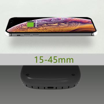 China 2022 New Arrival Mobile Phone Long Distance Under Table Invisible Wireless Charger 45mm Fast Charging for sale