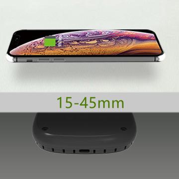 China 2022 XE 10w Mobile Phone Charger Wireless Charger 45mm Long Distance Mobile Phone FAST for sale