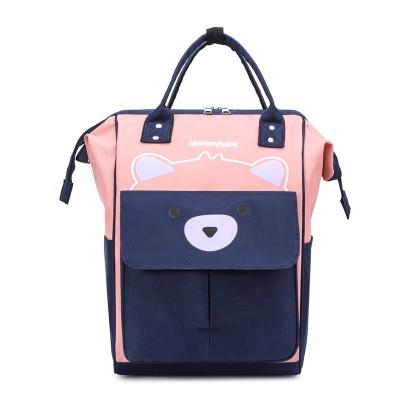 China Backpack Multicolorful Multifunctional Large Capacity Diaper Bags Waterproof Diaper Wet Bag for sale