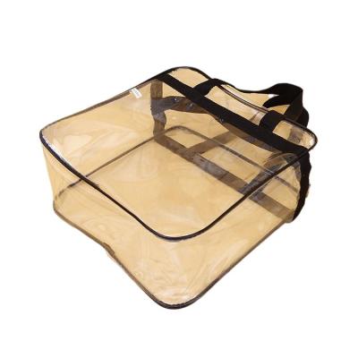 China Custom Professional Cheap Transparent PVC Makeup Storage Bag Cosmetic for sale