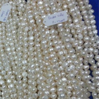 China Freshwater Freshwater Pearl Beads Double Size 11-12mm 16