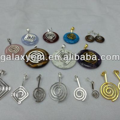 China Square 925 Sterling Silver Stone Donut Holder Round Gold or Silver Color Plating for sale