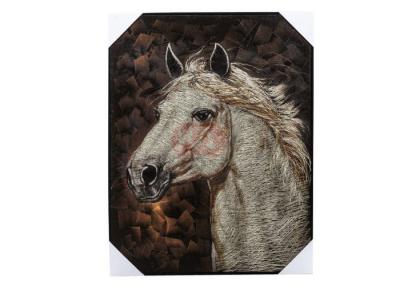 China Hand-painted canvas abstract animal oil painting Artworks of horse for sale