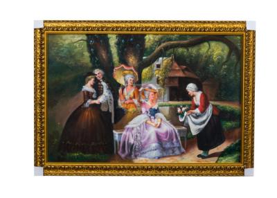 China Handpainted Famous Art Religious Figure Oil Painting European Arts for sale