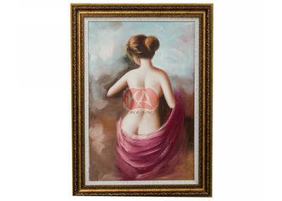 China Wall decor living room sexy lady nude back dancer figure oil painting Art for sale