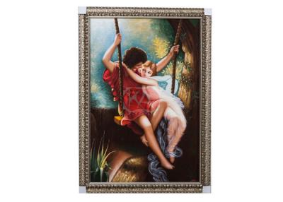 China Decorative wall hanging beautiful woman figure oil painting custom size for sale