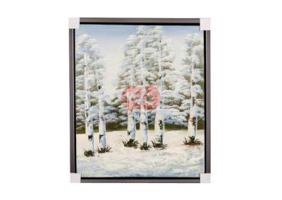 China Landscape Room Decor Wall Hanging Picture Abstract Trees Oil Painting for sale