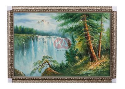 China Modern handmade city river oil painting scenery for Apartment Wall Decoration for sale