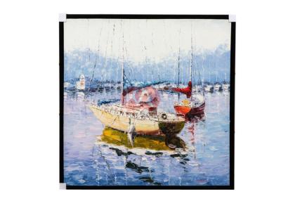 China Contemporary Salon Decorative Maritime oil paintings Customizable size for sale