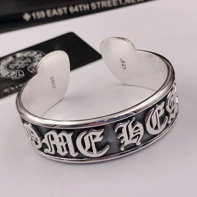 China Newcomer European Style CLASSIQUE Open End Vintage Custom Adjustable Bracelet Sterling Silver Jewelry and American for sale