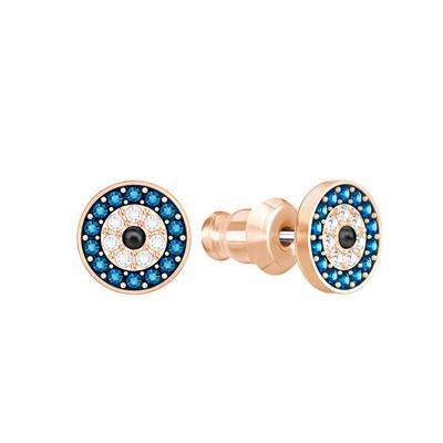 China FASHIONABLE European and American Style Round Evil Eyes Ear Studs for sale