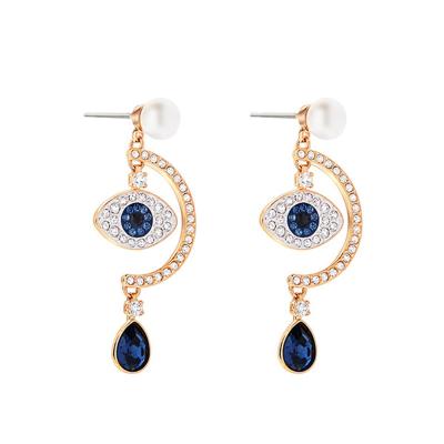 China TRENDY Evil Eyes Ear Studs for sale