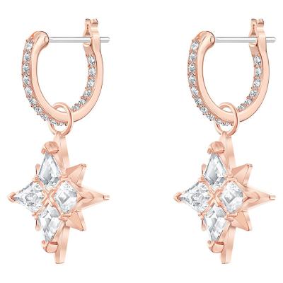 China FASHIONABLE Six-pointed Star Snowflake Earrings for sale